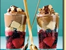 Trifle mit Rum-Früchten und Chocoladen-Creme - Rezept