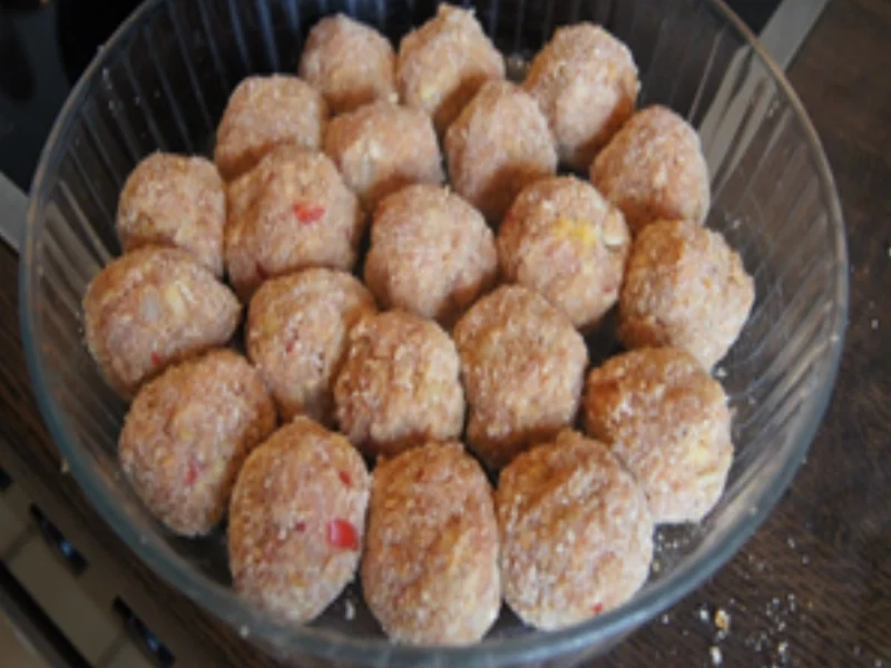 Mettbällchen mit Paprika-Wok - Rezept - Bild Nr. 6