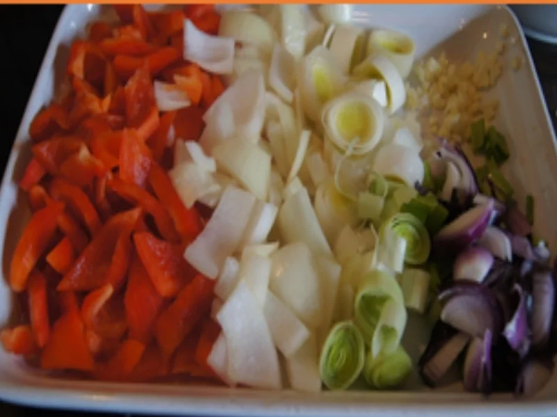 Mettbällchen mit Paprika-Wok - Rezept - Bild Nr. 13