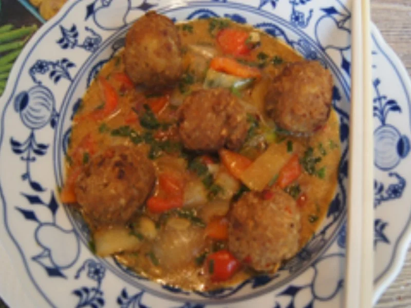 Mettbällchen mit Paprika-Wok - Rezept - Bild Nr. 23