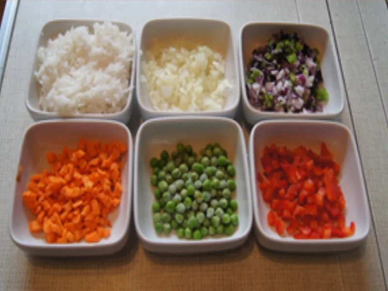 Kohlrabi Schnitzel mit Reis kantonesischer Art - Rezept - Bild Nr. 8