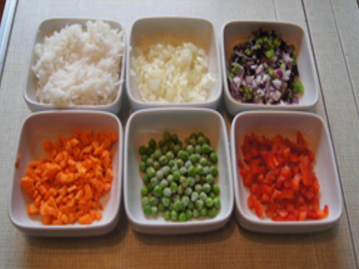 Kohlrabi Schnitzel mit Reis kantonesischer Art - einfach - von MausVoh