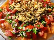 Tomatensalat mit gegrillter Melone und Feta - Rezept - Bild Nr. 2