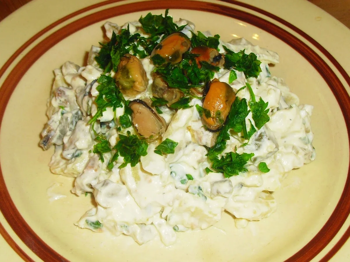 Kartoffel-Muschelsalat - zur kochbar Challenge Juli 2022 - Rezept - Bild Nr. 7