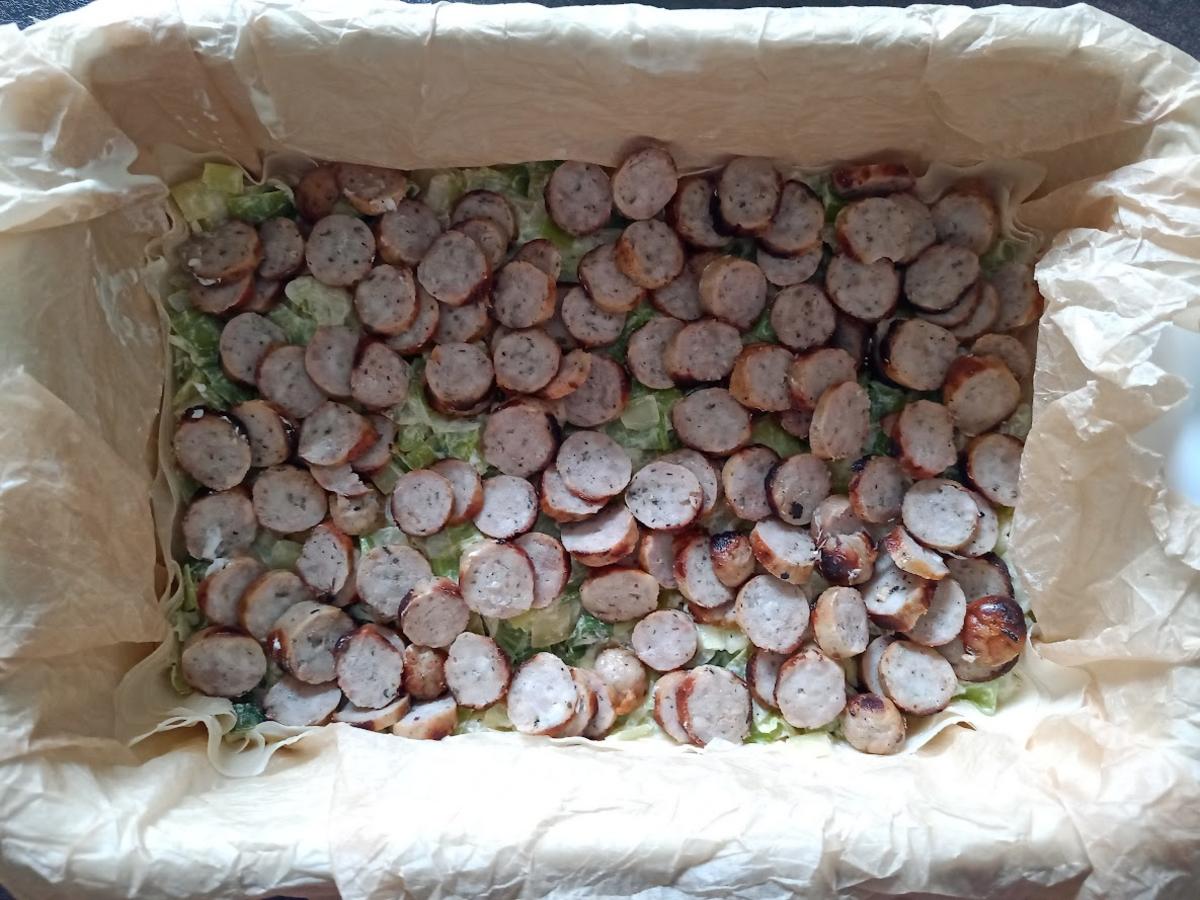 Würstchen Börek mit Karotten-Pastinaken-Stäbchen zur kochbar Challenge Juli 2022 - Rezept - Bild Nr. 6