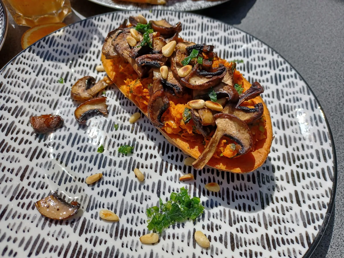 Süßkartoffel gefüllt zur kochbar Challenge Juli 2022 - Rezept - Bild Nr. 13