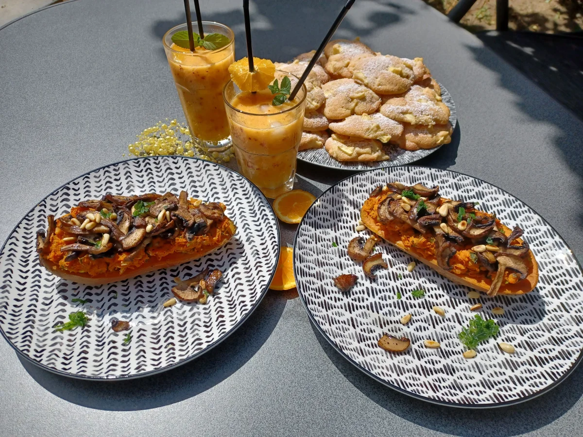 Süßkartoffel gefüllt zur kochbar Challenge Juli 2022 - Rezept - Bild Nr. 14