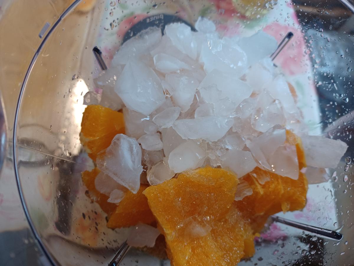 Peach Orangen Cooler zur kochbar Challenge Juli 2022 - Rezept - Bild Nr. 5