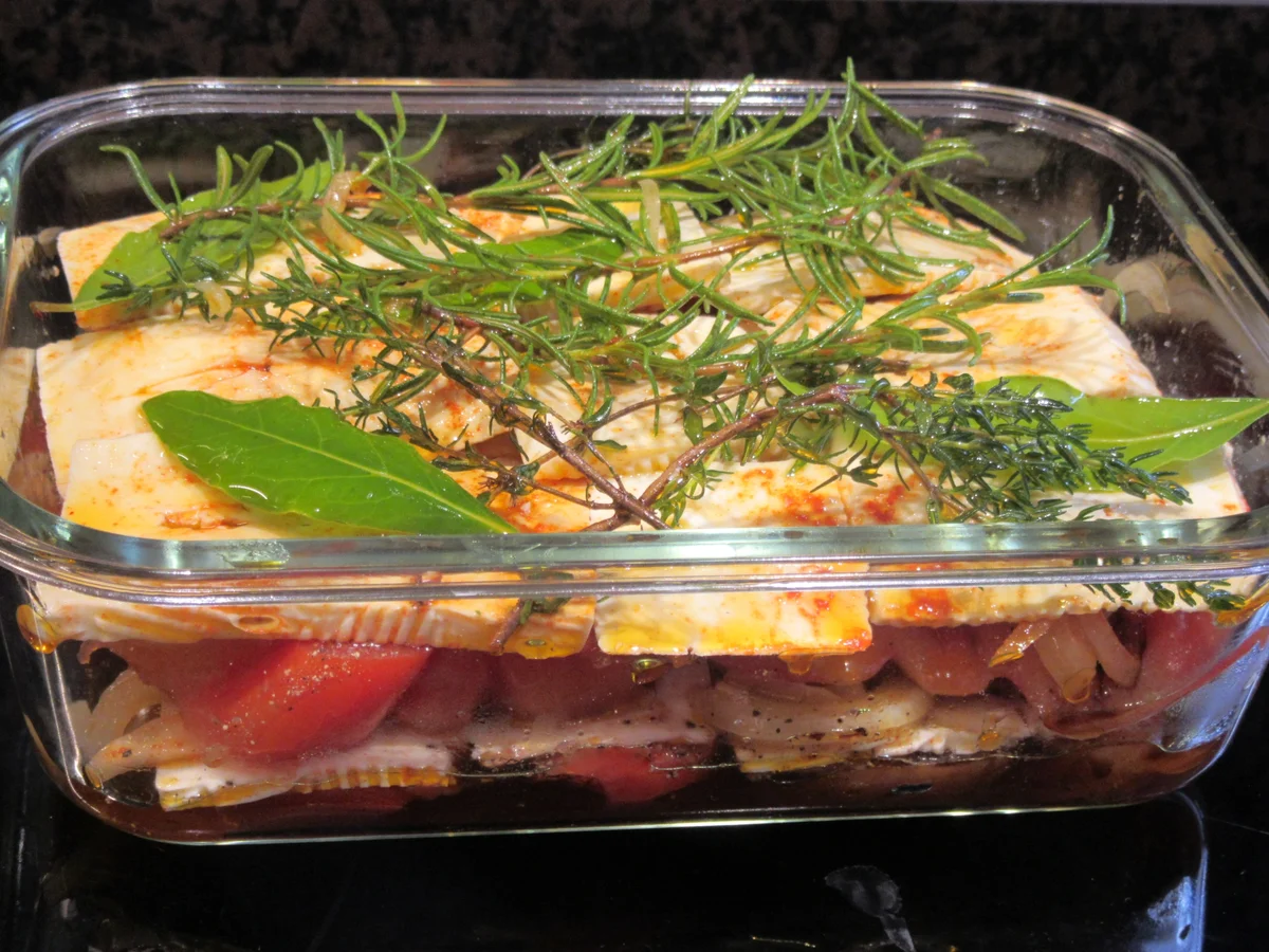 Rezept: Gemüse: Ochsenherz mit Schafskäse überbacken Bild Nr. 5 Gemüse: Ochsenherz mit Schafskäse überbacken - Rezept - Bild Nr. 5