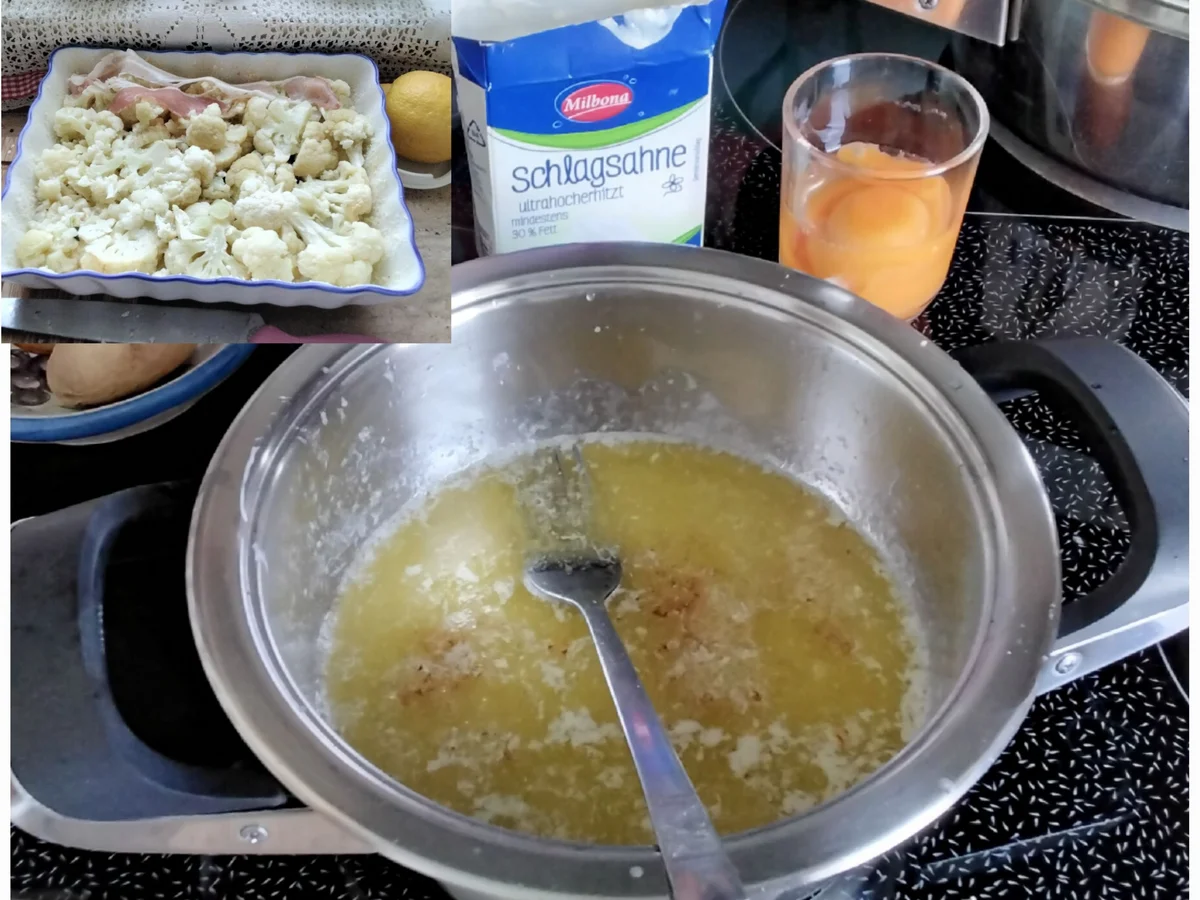 Blumenkohl-Gratin mit Salat - Rezept - Bild Nr. 6