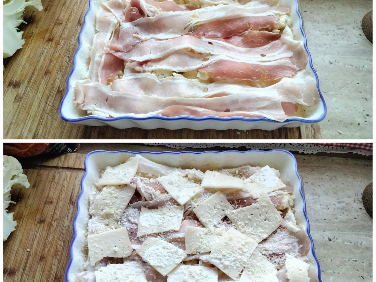 Blumenkohl-Gratin mit Salat - Rezept - Bild Nr. 8