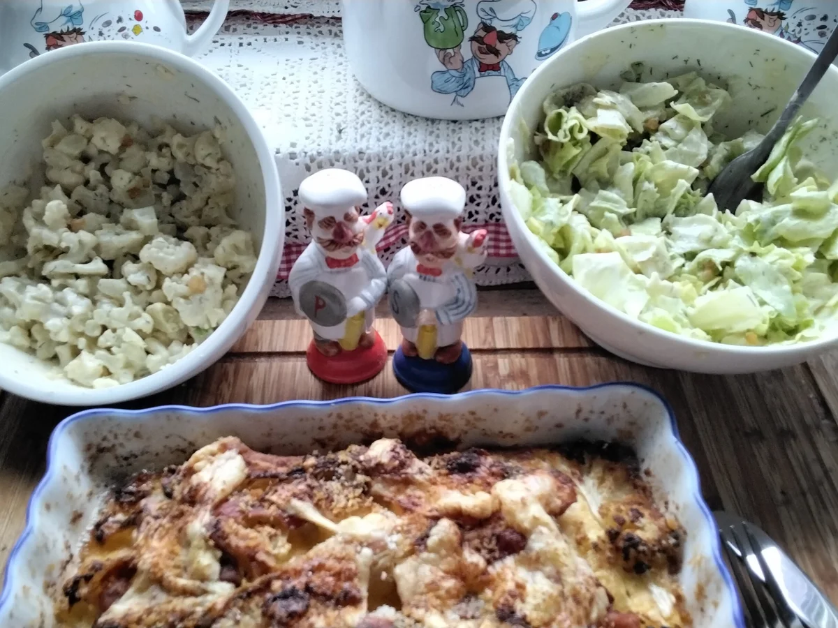 Blumenkohl-Gratin mit Salat - Rezept - Bild Nr. 9