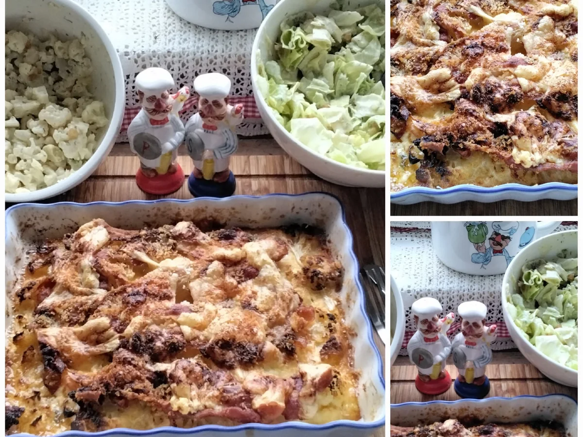 Blumenkohl-Gratin mit Salat - Rezept - Bild Nr. 10