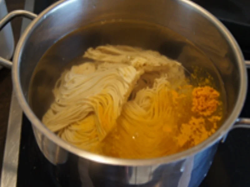 Rezept: Chinesische Bratnudeln mit Mett, Ei und Gemüsemix Bild Nr. 4 Chinesische Bratnudeln mit Mett, Ei und Gemüsemix - Rezept - Bild Nr. 4