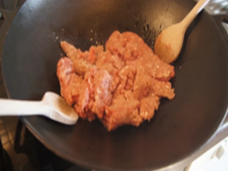 Rezept: Chinesische Bratnudeln mit Mett, Ei und Gemüsemix Bild Nr. 6 Chinesische Bratnudeln mit Mett, Ei und Gemüsemix - Rezept - Bild Nr. 6