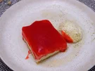 Cheesecake mit Erdbeer-Topping und Zitronen-Basilikum-Sorbet - Rezept - Bild Nr. 2