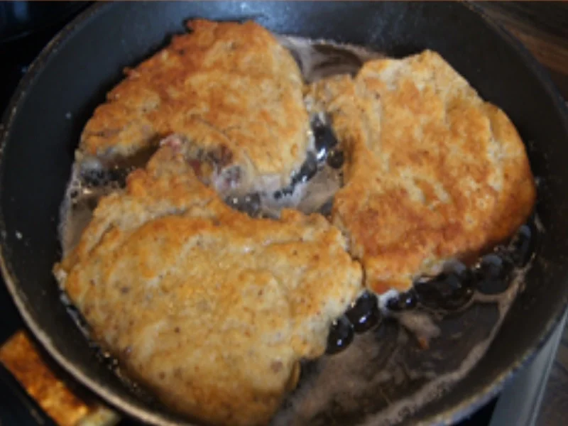 Stielkotelett mit Butter-Mais und Mini Rösti - Rezept - Bild Nr. 8
