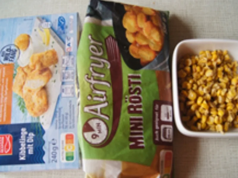 Rezept: Kibbelinge mit Dip, Buttermais und Mini Rösti Bild Nr. 3 Kibbelinge mit Dip, Buttermais und Mini Rösti - Rezept - Bild Nr. 3