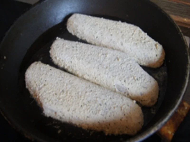 Seelachsfilet mit grünen Bohnen und Möhren-Kartoffel-Stampf - Rezept - Bild Nr. 3