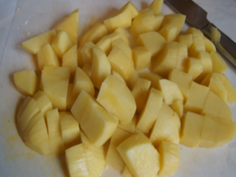 Seelachsfilet mit grünen Bohnen und Möhren-Kartoffel-Stampf - Rezept - Bild Nr. 9