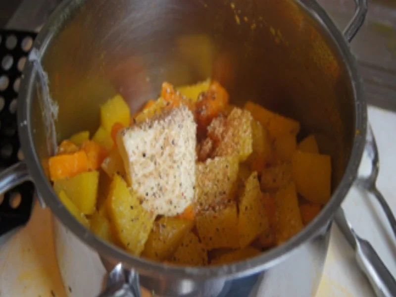 Seelachsfilet mit grünen Bohnen und Möhren-Kartoffel-Stampf - Rezept - Bild Nr. 10