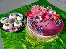 Blaubeer-Sahne-Torte und Muffin - Rezept - Bild Nr. 2
