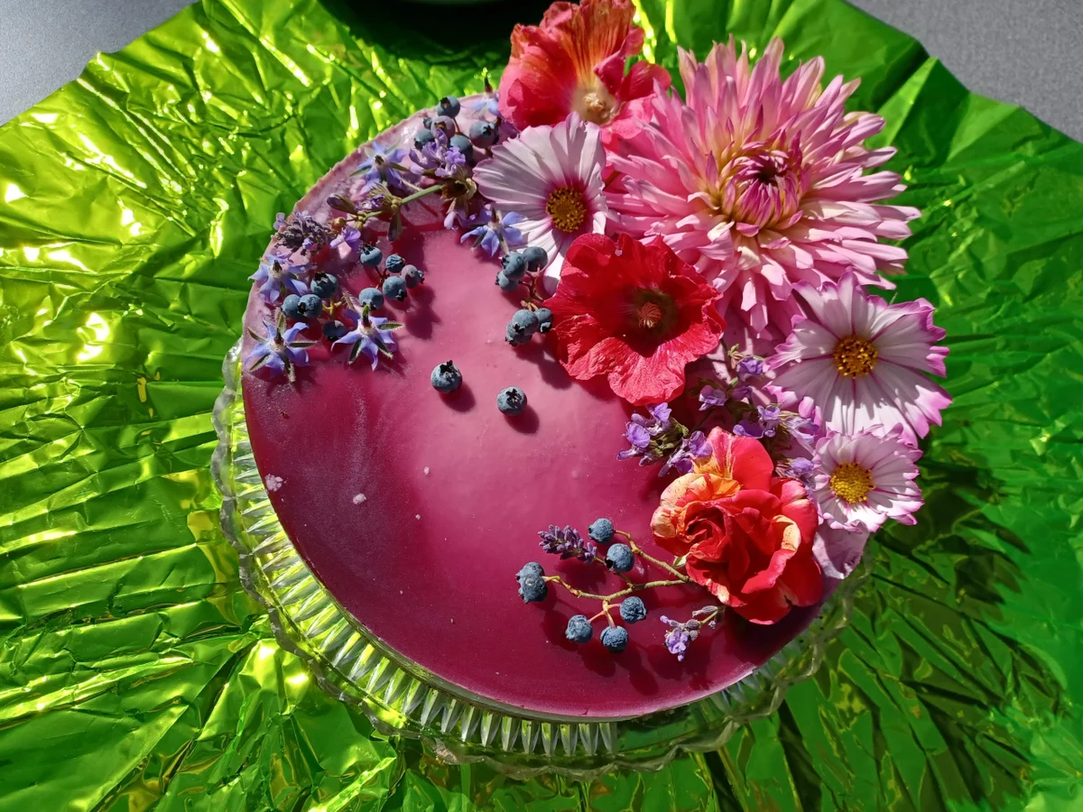 Rezept: Blaubeer-Sahne-Torte und Muffin Bild Nr. 3 Blaubeer-Sahne-Torte und Muffin - Rezept - Bild Nr. 3