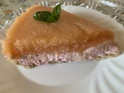 Käsetorte mit Himbeeren und Melonenspiegel - Rezept - Bild Nr. 2