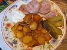 Herzhafte Bratkartoffeln mit Bauernsülze und Gewürzgurke - Rezept - Bild Nr. 2