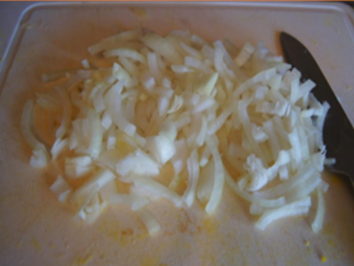 Herzhafte Bratkartoffeln mit Bauernsülze und Gewürzgurke - Rezept - Bild Nr. 5