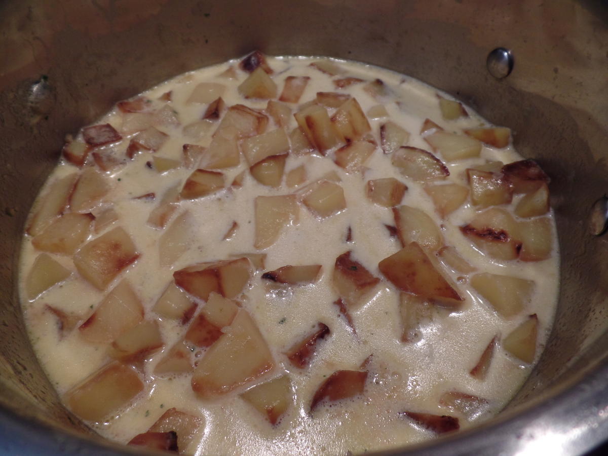 Bratkartoffel-Suppe mit Speck und Lauch - Rezept - Bild Nr. 9