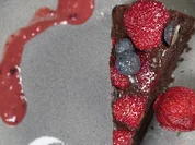 Schokoladenkuchen mit Erdbeeren - Rezept - Bild Nr. 2