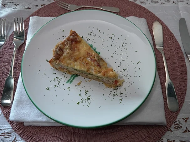 Bunte Spargelquiche mit Schinken - Rezept - Bild Nr. 2