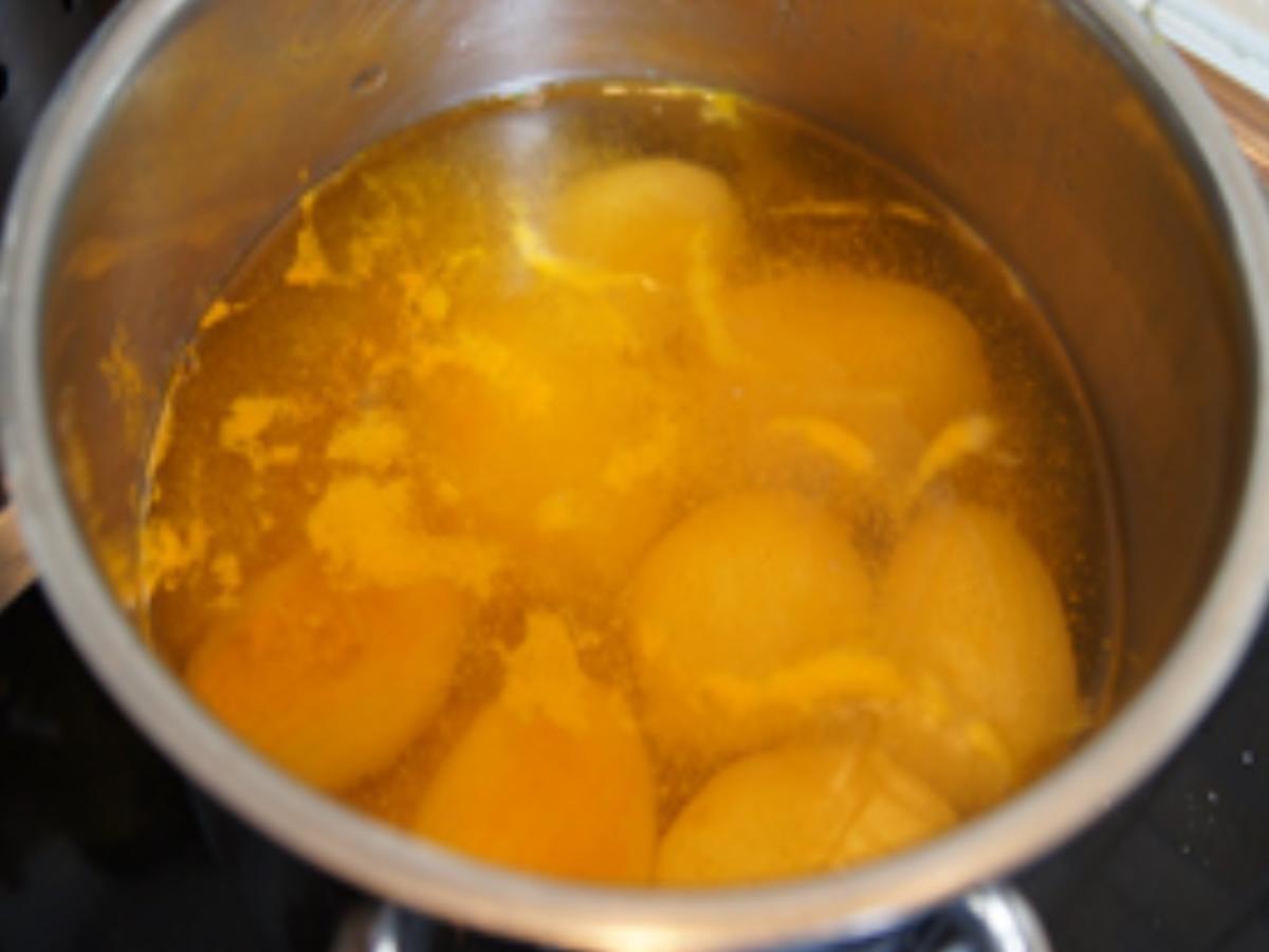 Ganze Lachsforelle im Backofen mit Zitronen-Butter-Sauce, Brokkoli und Drillingen - Rezept - Bild Nr. 13