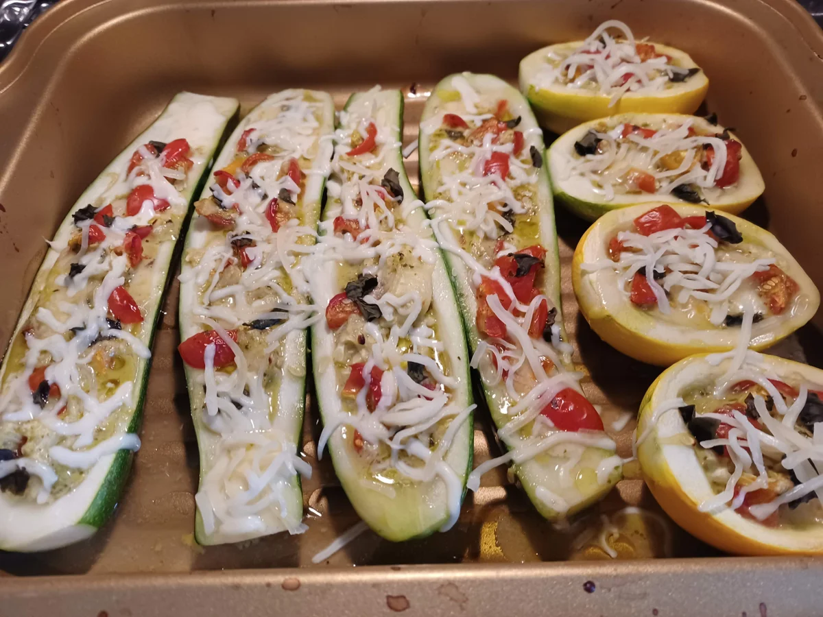 Zucchini alla Caprese kulinarische Weltreise 08/2022 - Rezept - Bild Nr. 14