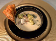 Tom Kha Gai Suppe mit bayerischem Prawn-Bread - Rezept - Bild Nr. 2