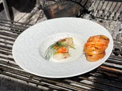 Jakobsmuschel und Riesengarnele mit Gurkenkaltschale (Evelyn Weigert) - Rezept - Bild Nr. 3