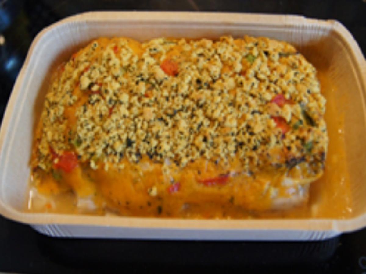 Rotes-Curry-Schlemmer-Filet mit Kaiserschoten und Möhren-Kartoffel-Stampf - Rezept - Bild Nr. 6