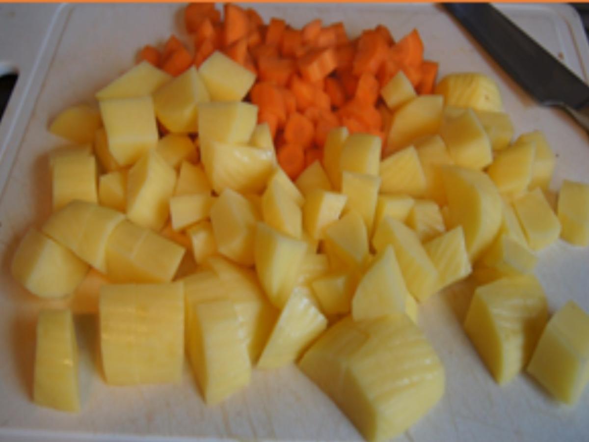 Rotes-Curry-Schlemmer-Filet mit Kaiserschoten und Möhren-Kartoffel-Stampf - Rezept - Bild Nr. 10