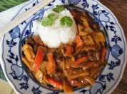 Süß-saures Schweinefilet im Wok mit Kokosreis - Rezept - Bild Nr. 2