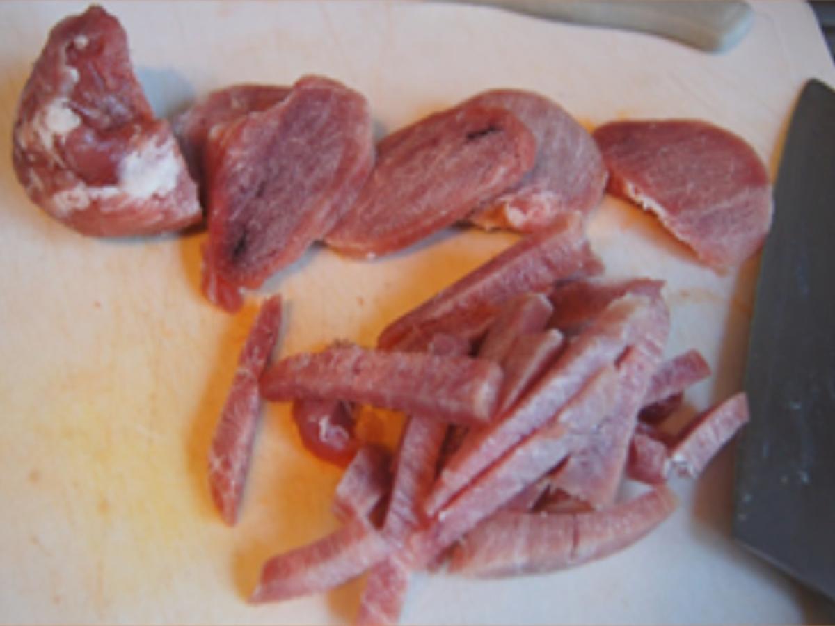 Süß-saures Schweinefilet im Wok mit Kokosreis - Rezept - kochbar.de