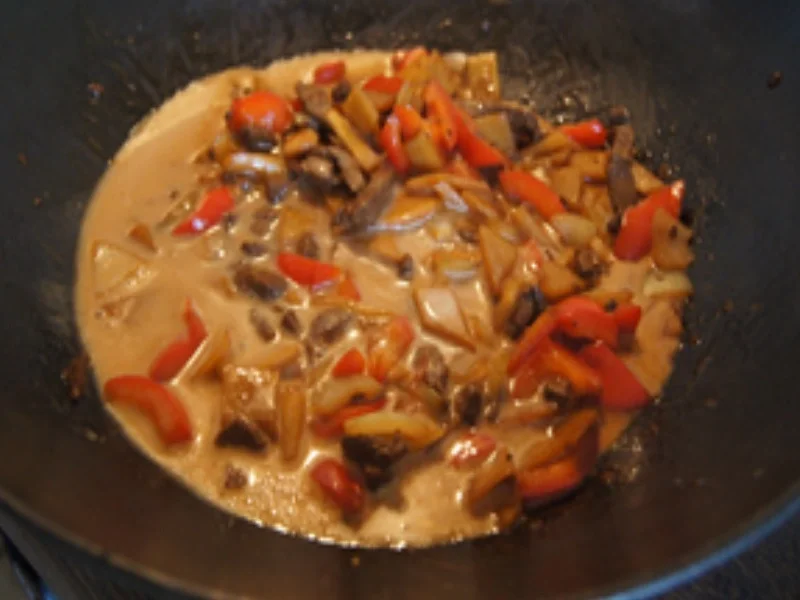 Süß-saures Schweinefilet im Wok mit Kokosreis - Rezept - Bild Nr. 13