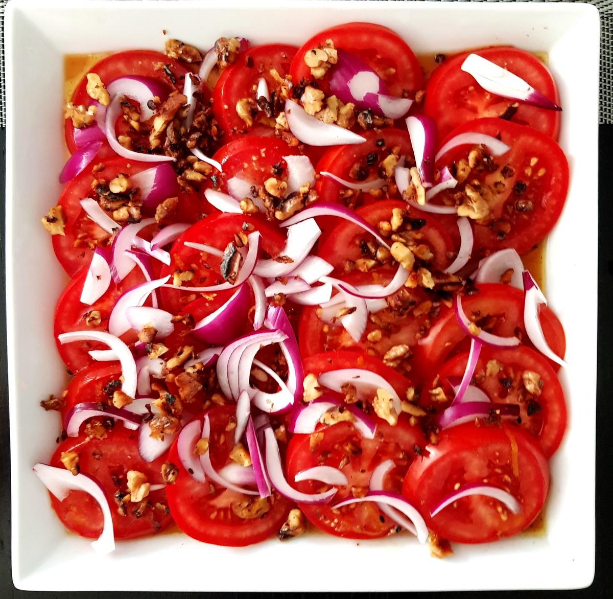 Tomatensalat mit Vanille-Dressing - Rezept - Bild Nr. 2