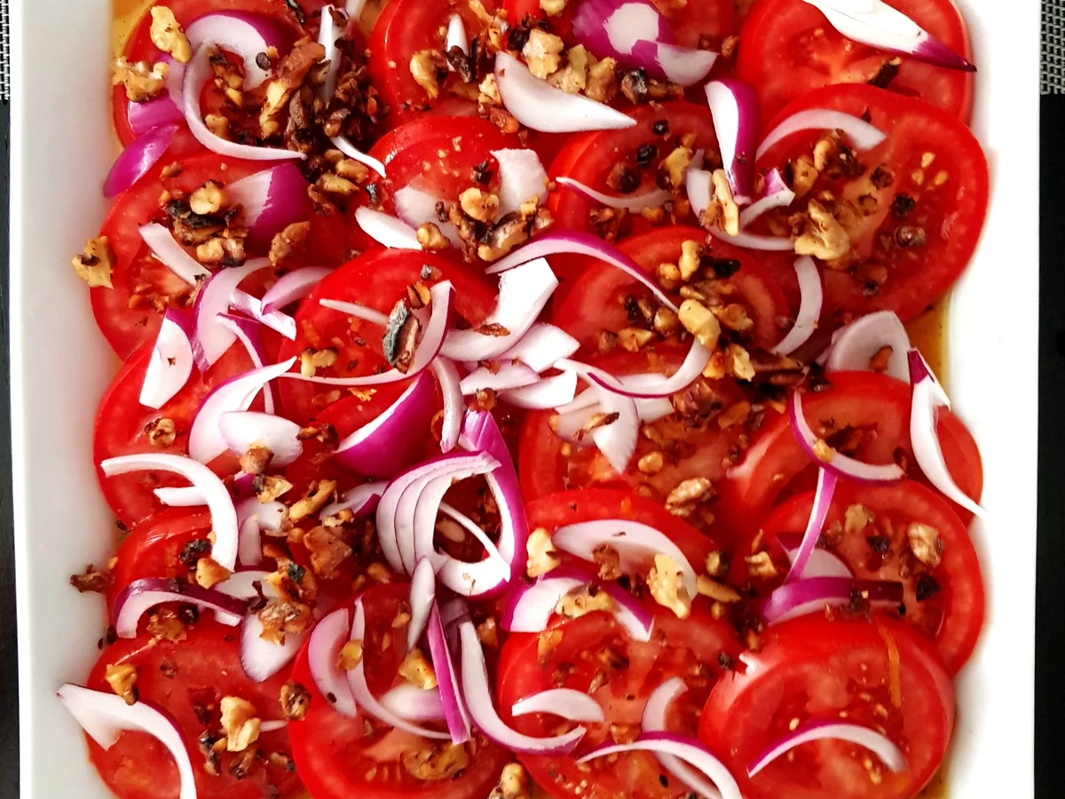 Tomatensalat mit Vanille-Dressing - Rezept - Bild Nr. 2