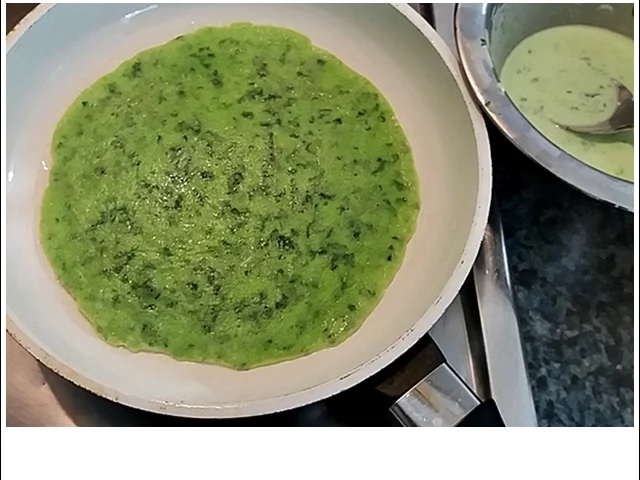 Spinat-Pfannkuchen mit  Mascarpone  und  Kaviar - Rezept - Bild Nr. 3