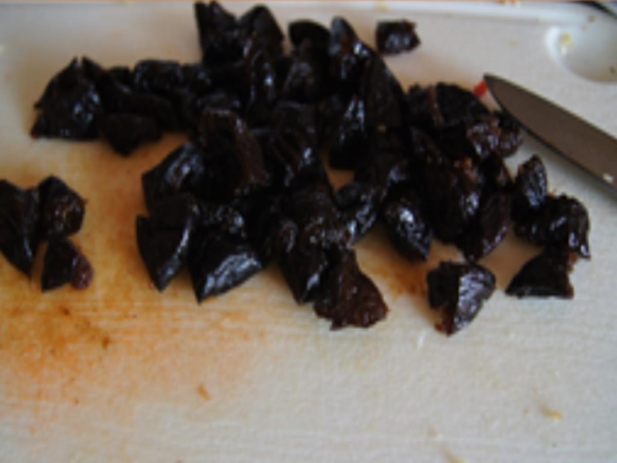 Pikante Hackbällchen mit süß-saurer-Pflaumensauce und Basmatireis - Rezept - Bild Nr. 5
