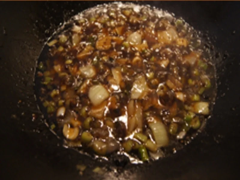 Pikante Hackbällchen mit süß-saurer-Pflaumensauce und Basmatireis - Rezept - Bild Nr. 16