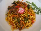 Asiatische Nudeln mit Schweinefilet und Gemüse - Rezept - Bild Nr. 2