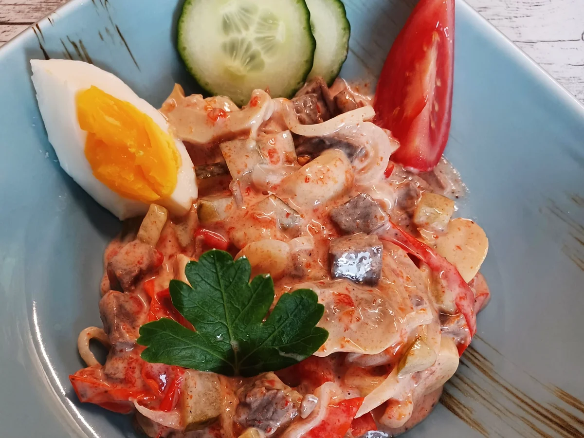 Rezept: Russischer Salat Bild Nr. 6 Russischer Salat - Rezept - Bild Nr. 6