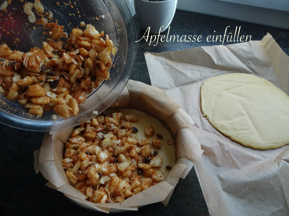 Rezept: Apfel - Mürbteig - Torte Bild Nr. 12 Apfel - Mürbteig - Torte - Rezept - Bild Nr. 12